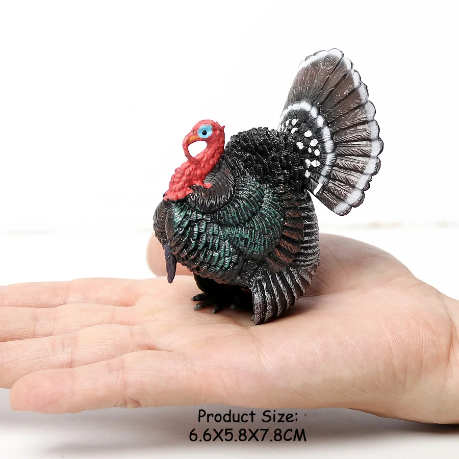 Wilde Vogels Dieren Kalkoen Ara Uil Eagles Struisvogel Pelikaan Beeldjes Speelgoed Dier Action Figure Leren Onderwijs Vogels Geschenken