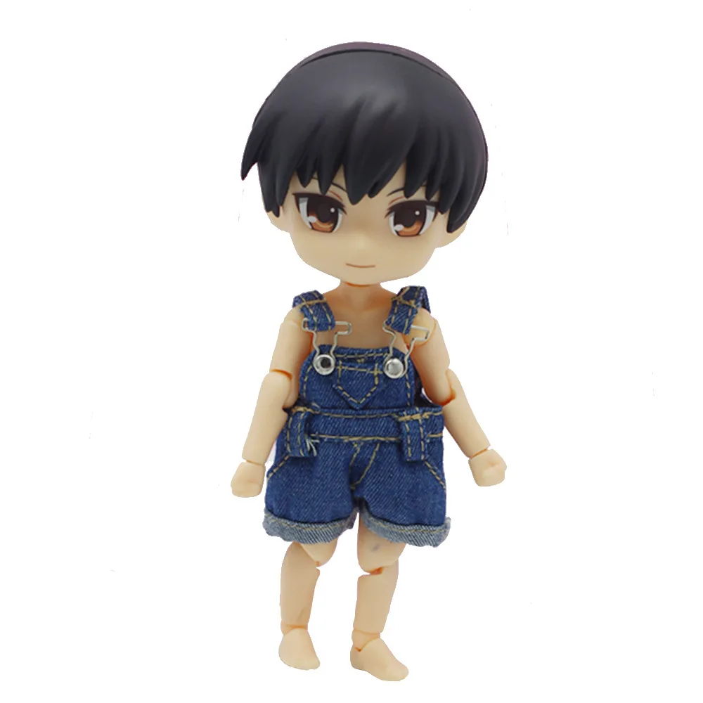 HOUZIWA GSC 1/12 Bjd Doll Jeans Overalls Clothes For Dolls OB11