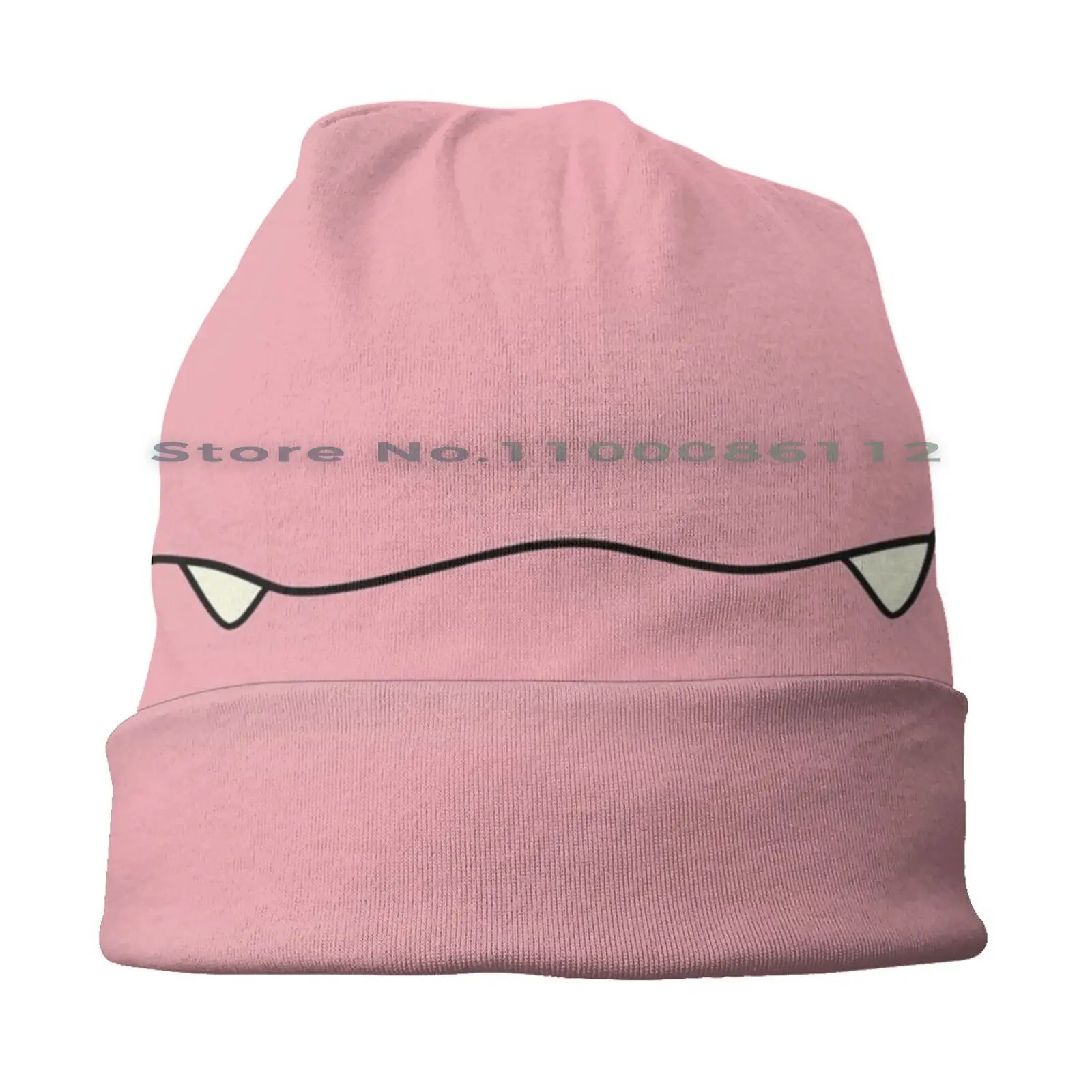 Koro Mon's Face-Mask Beanies Knit Hat Digimon Digital Monsters Agumon Koromon Brimless Knitted Hat Skullcap Gift Casual Creative