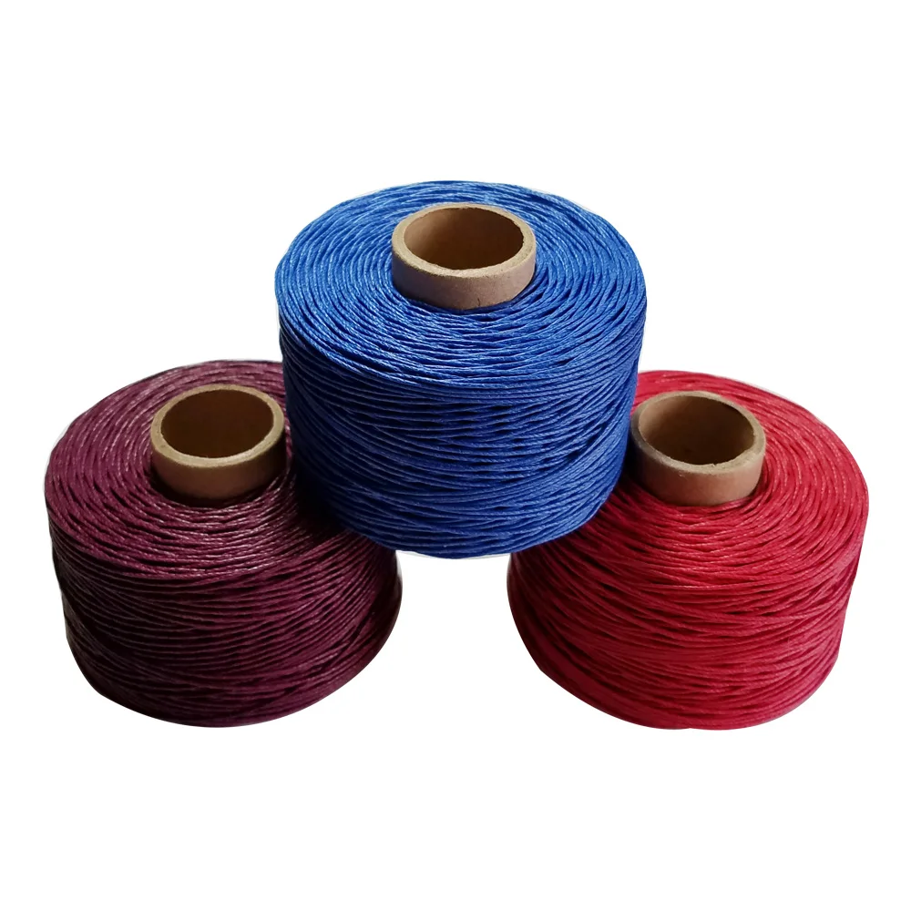 

High tenacity 100% Linen waxed thread Waterproof 100m/roll twine cords macrame rope for sewing handmade accessory DIY