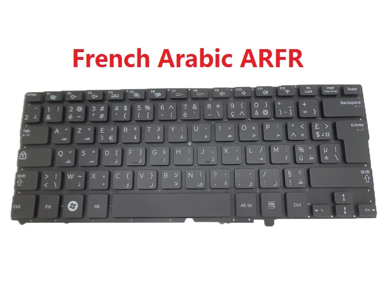 Laptop Keyboard For Samsung NP900X3A 900X3A French Arabic ARFR Arabia AR BA59-02906N  Without Frame New