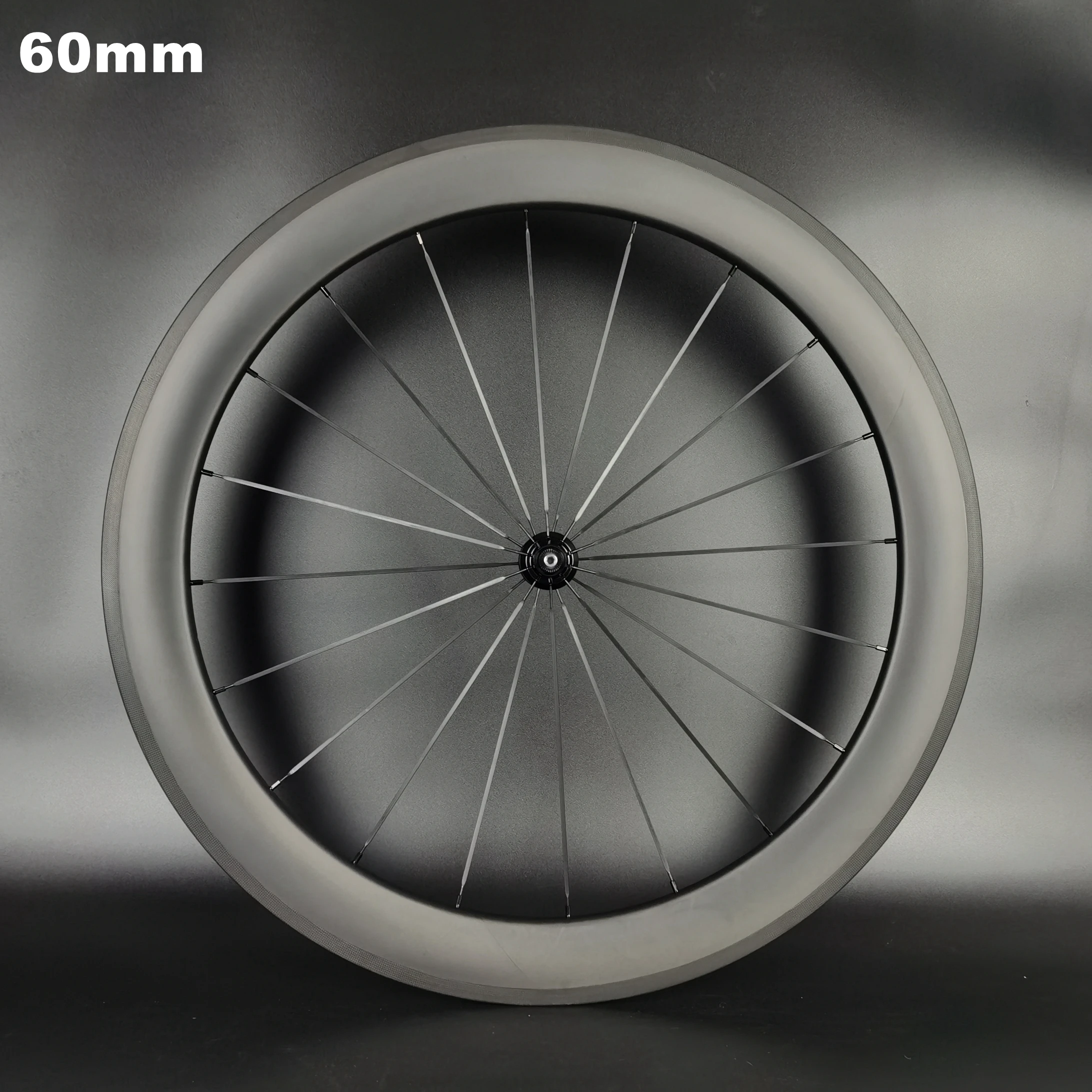 Single Front wheel 700C Carbon 38/50/60/88mm depth 23/25mm width Clincher/Tubeless/Tubular Road bike V-brake front wheel