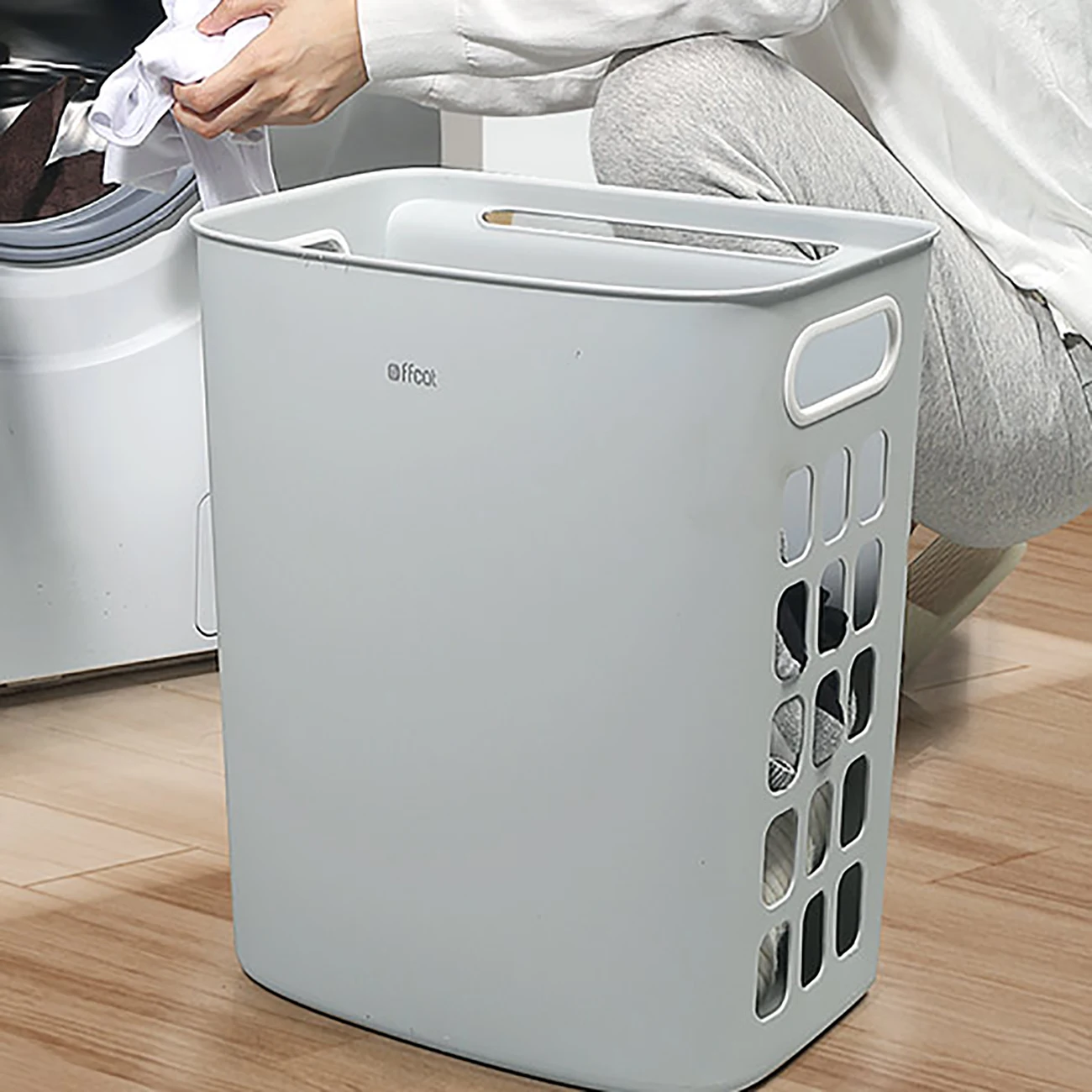 Wall-Mounted Laundry Basket Clothes Storage Basket Household Clothing Storage Box Bin