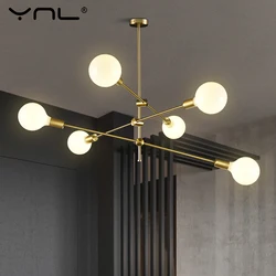 Modern Nordic Pendant Lights Living Dining Room Hanging Lamp Pole Art Decoration Indoor Lighting Design Pendant Lamp Ceiling