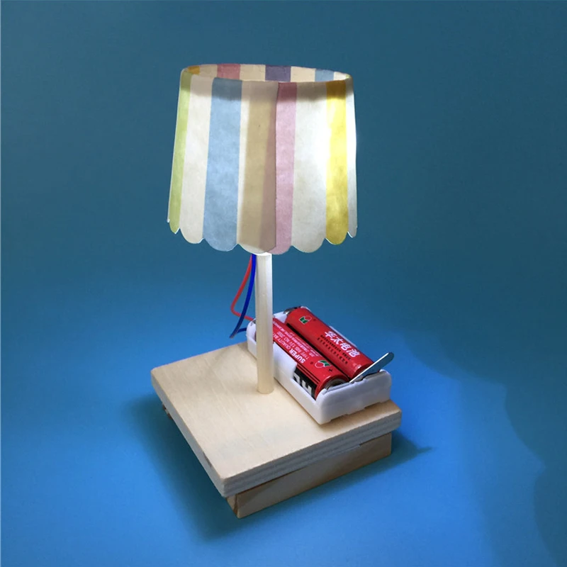 Creative Paper Table Lamp Bedroom Bedside Lamp  Decor Desk Lamp Science Experiment Kids Education Toy