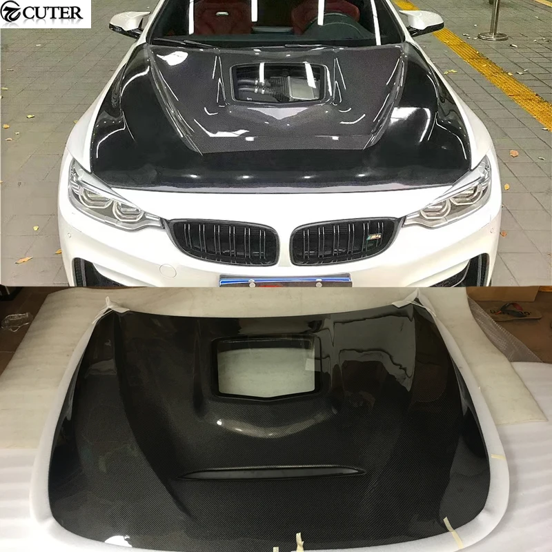 F80 M3 F82 M4 Forged Carbon Fiber FRP front engine hood bonnet for Bmw F80 M3 F82 M4 15-17