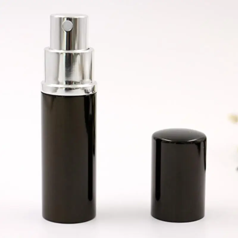 Refill Bottle Black 10ml Mini Portable Refillable Perfume Atomizer Spray Bottles Empty Cosmetic Containers LX2952