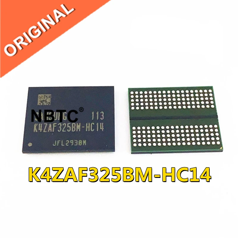 

New K4ZAF325BM-HC14 K4ZAF325BM GDDR6 2GB 180FBGA IC CHIP