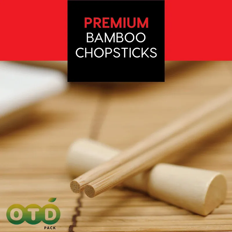 Chinese Restaurant Bamboo Chopsticks Premium Disposable Chopsticks Individually Wrapped Multi Pack Japanese Sushi Chopsticks