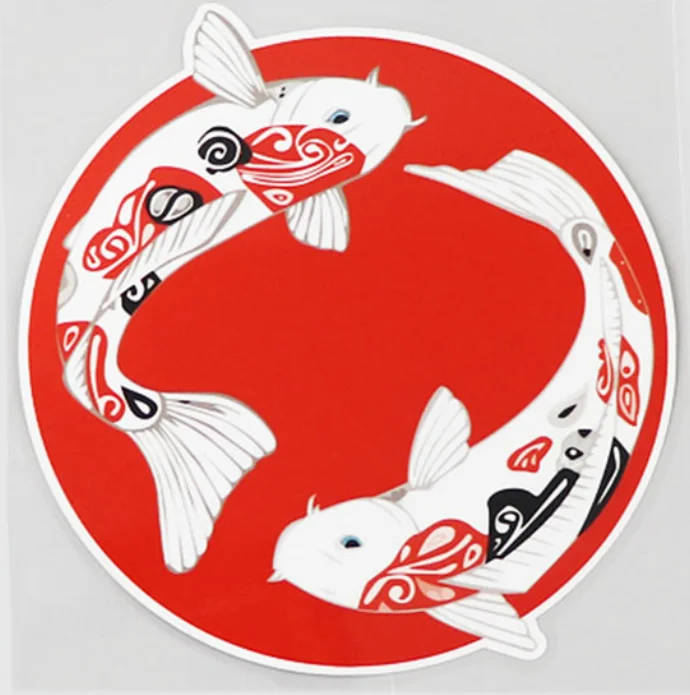

Fuzhen Boutique Decals Exterior Accessories Fashion Koi Car-Sticker Automobiles Motorcycles Window Bumper Laptop Vinyl Decal