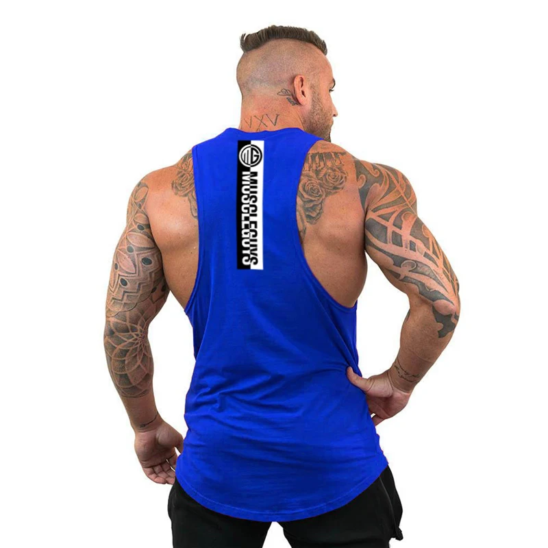 Mesh Gym Clothing Tank Top Mens Bodybuilding Fitness Training Running Vests Muscle Sleeveless Singlets Fashion Workout Man Shirt