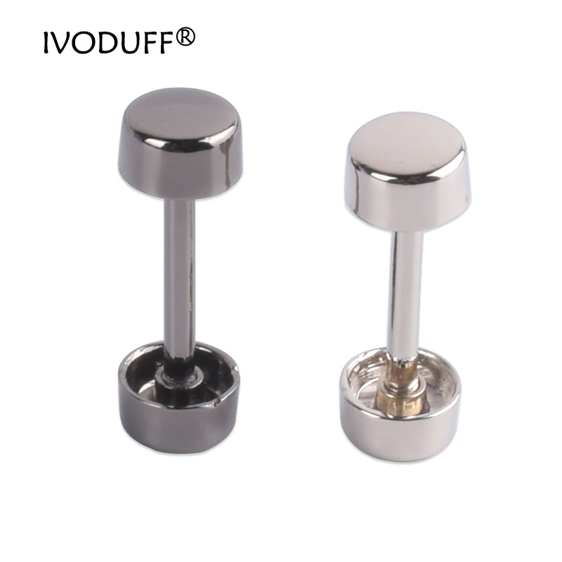 10xmetal rebites para bolsa de couro bolsa alça cinto roda barbell fecho fivela destacável reparo interno largo