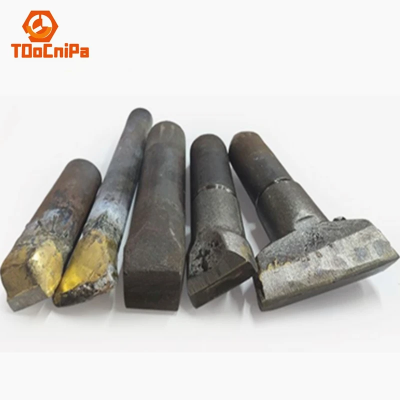 Stone trimming plate chopper alloy stone chisel copper welding tungsten steel chisel manual hammer stone splitting tool