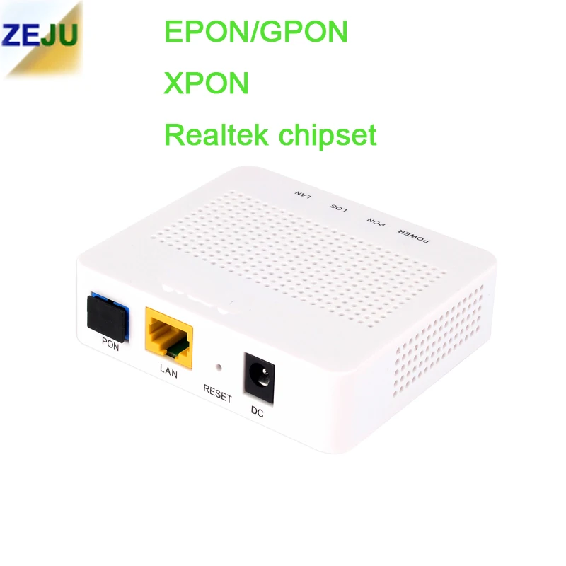 New Onu Realtek Chipset Ftth 1GE One Port EPON/GPON XPON ONT ,Terminal English Version