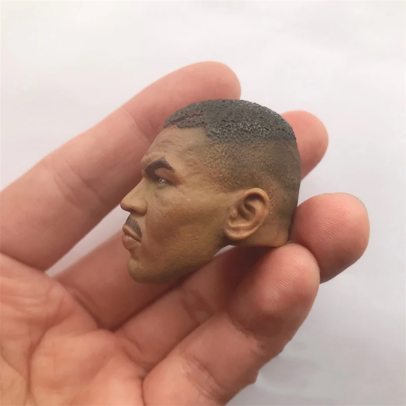 En venta 1/6th Tyson versión joven escultura de cabeza masculina para figura de acción de muñeca habitual de 12 pulgadas