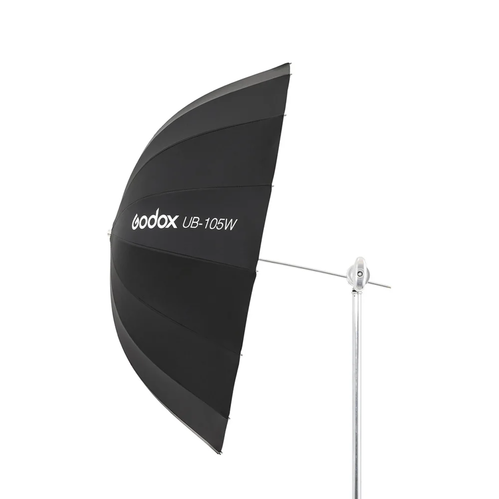 Godox UB-85W 33.5inch85CM Parabolic Black White Reflective Umbrella Studio Light Umbrella with Black Silver Diffuser Cover Cloth