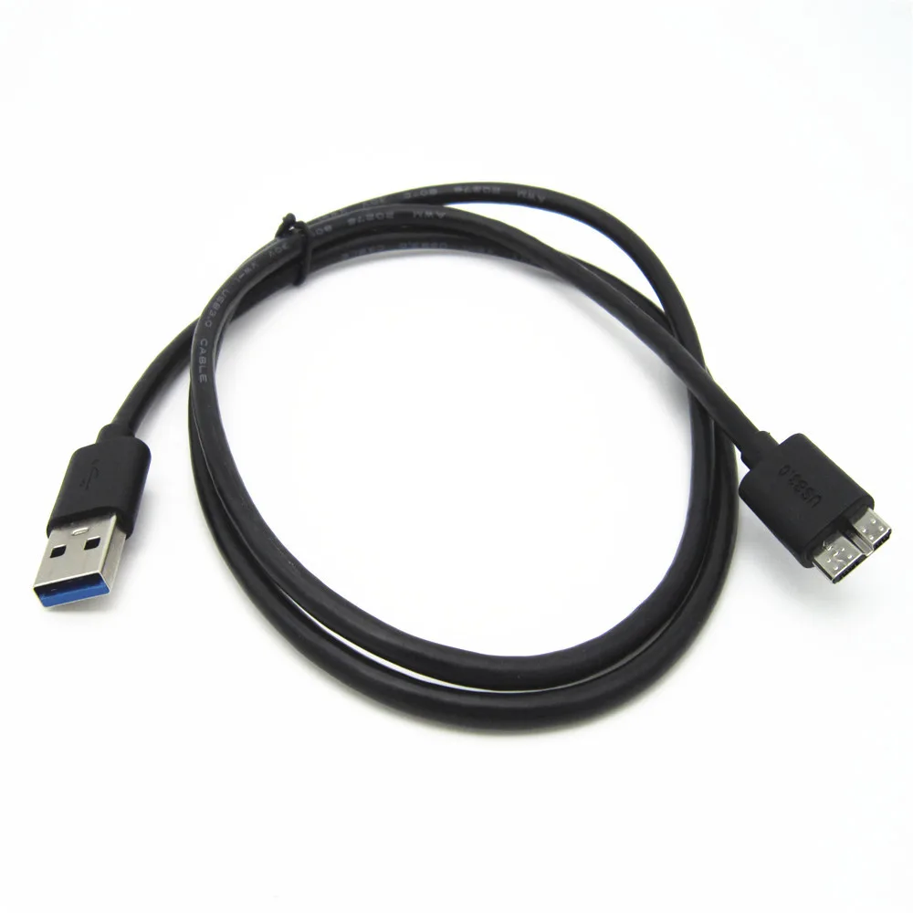 كابل USB 3.0 ذكر إلى مايكرو B ذكر إلى USB 3.0 المعلبة النحاس الخارجي كابل القرص الصلب ، لماك بوك (برو) ، كابل شحن الكمبيوتر 1 متر
