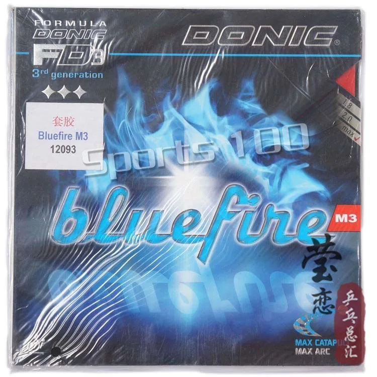 Donic Original Blue fire M3 Bluefire Pips-in BLUE SPONGE Table Tennis Rubber Strong Spin Pimples In Ping Pong Rubber