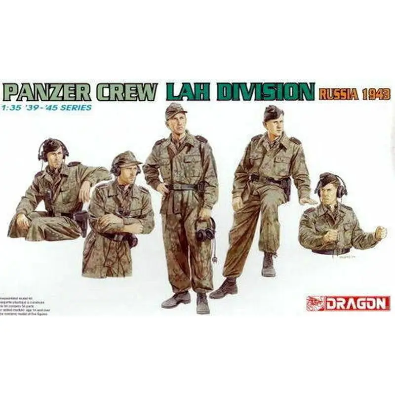 

Набор моделей DRAGON 6214 1/35 Panzer Crew LS Division Россия, масштаб 1943