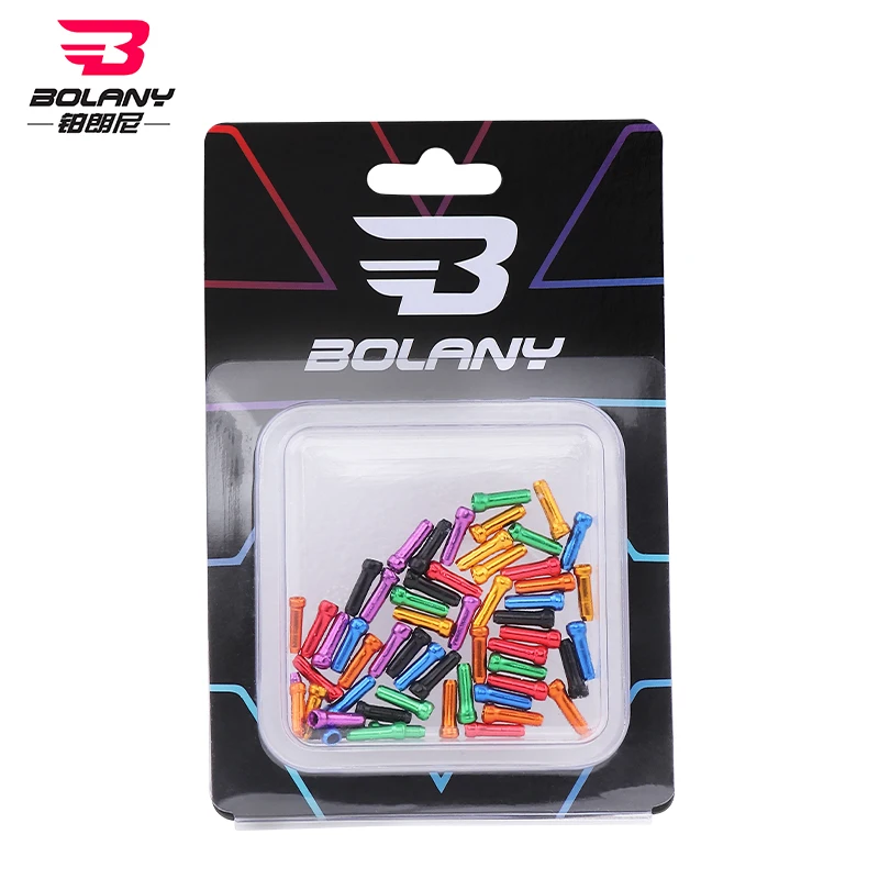 Bolany 50 pcs/lot Bicycle Cable End Caps Derailleur Shift Wire Ferrules Brake Shift Inner Cable Tips Crimps Aluminum Alloy Bike