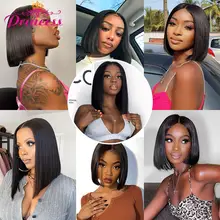 Princess HD Lace Front Human Hair Wig #6