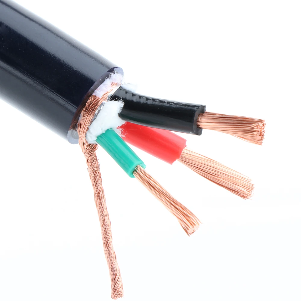 Yter OCC Single Crystal Copper 10AWG Best Perfprmance AC Power Cord Audio Power Cord Wire Cable Hifi Power Cable