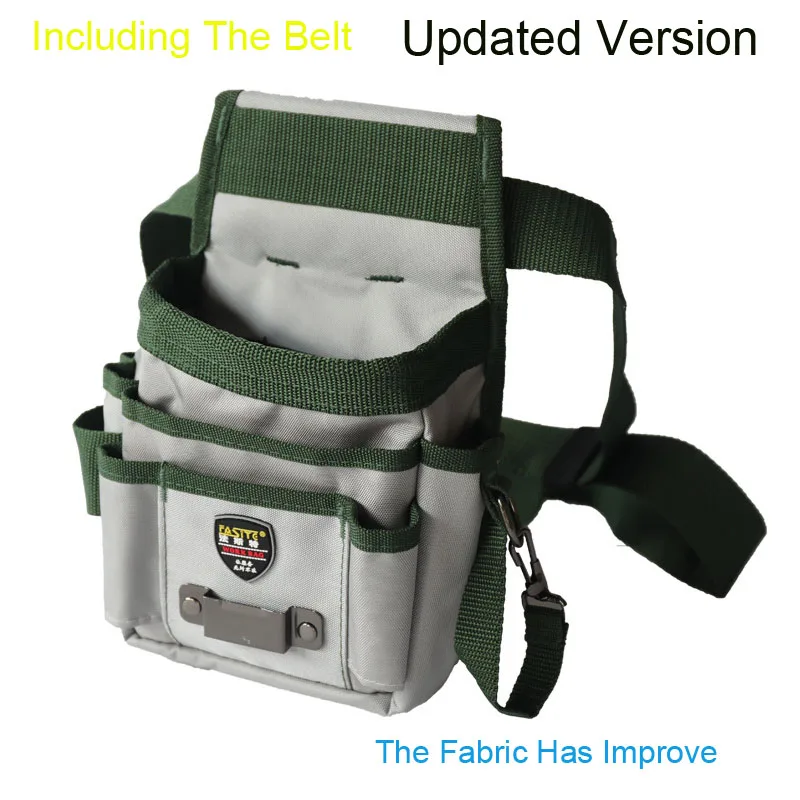 Borsa porta attrezzi multifunzione elettricista borsa portaoggetti portatile ad alta capacità borsa in tela Organizer tasca per cintura