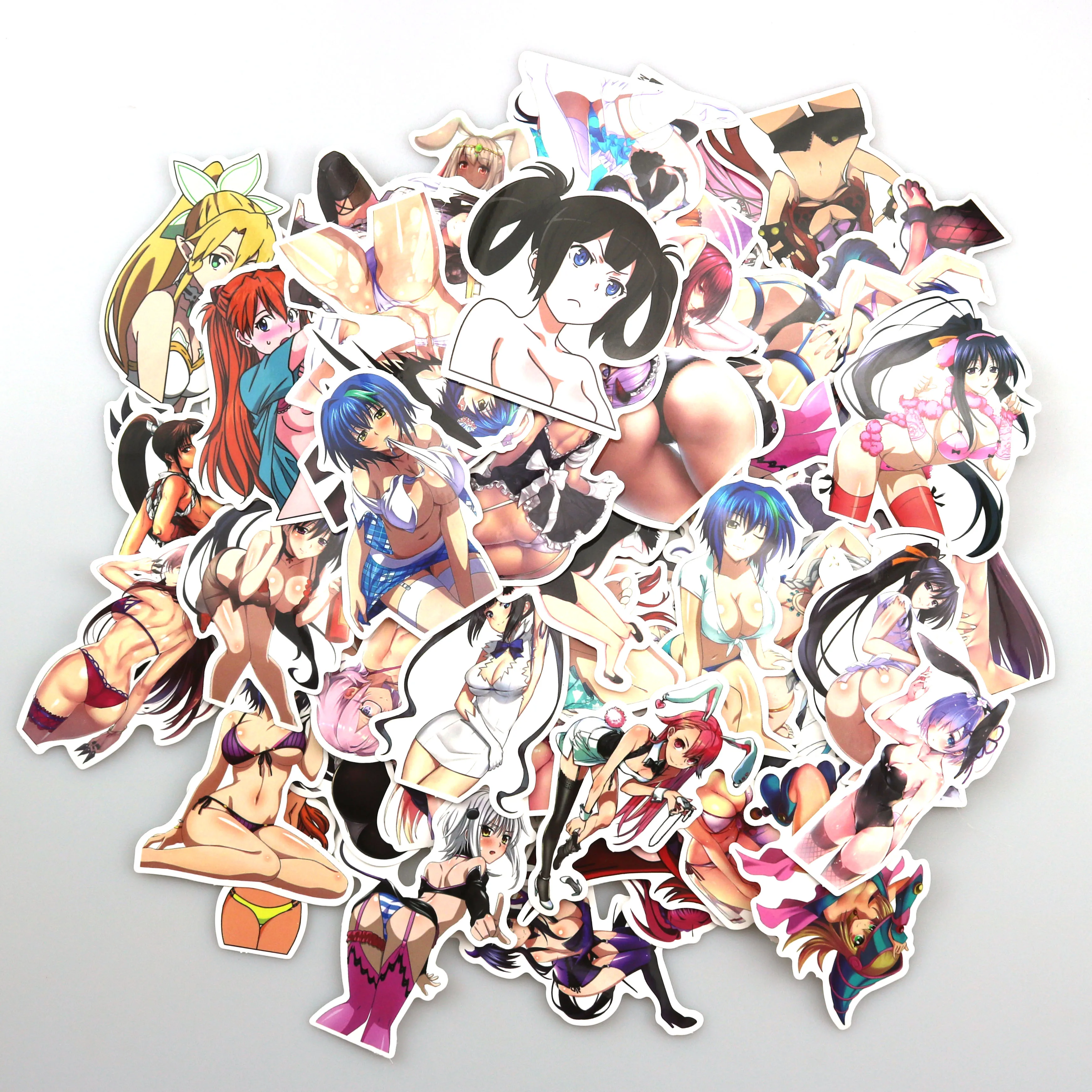 10/30/70PCS Anime Sexy Girls Adult Stickers For Waterproof Decal Laptop Motorcycle Luggage Snowboard Fridge Phone Car Sticker