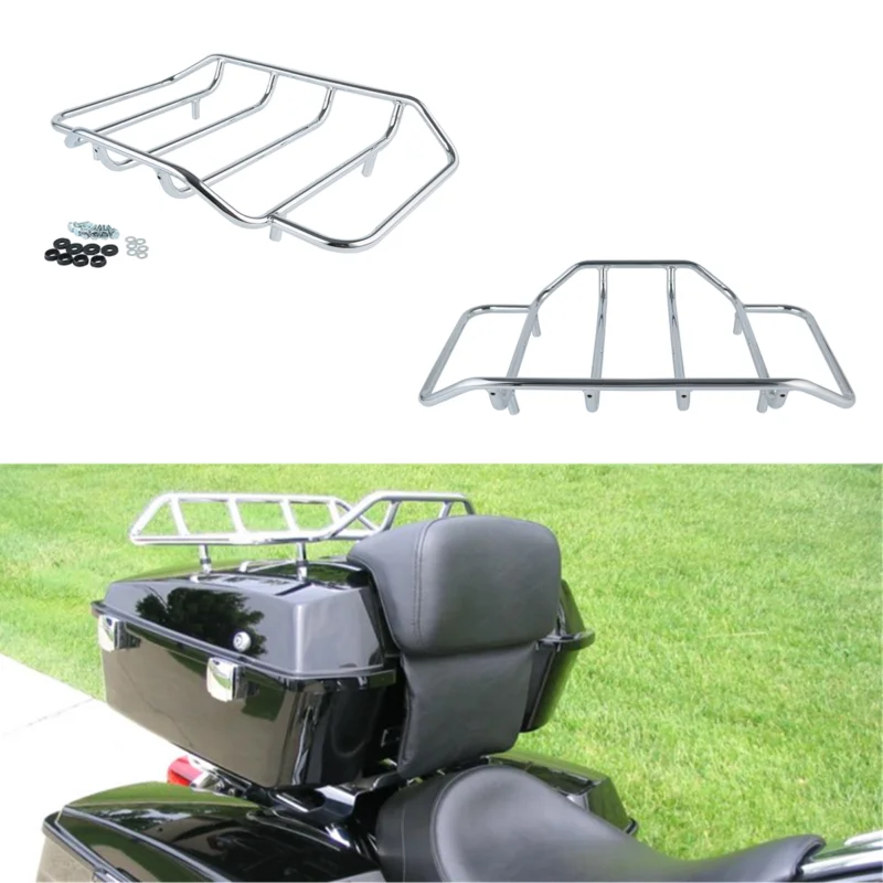 Trunk Top Luggage Rack For Harley Tour Pak Touring Road King Electra Street Tri Glide Classic Special FLHR FLHX FLHT 1984-2023