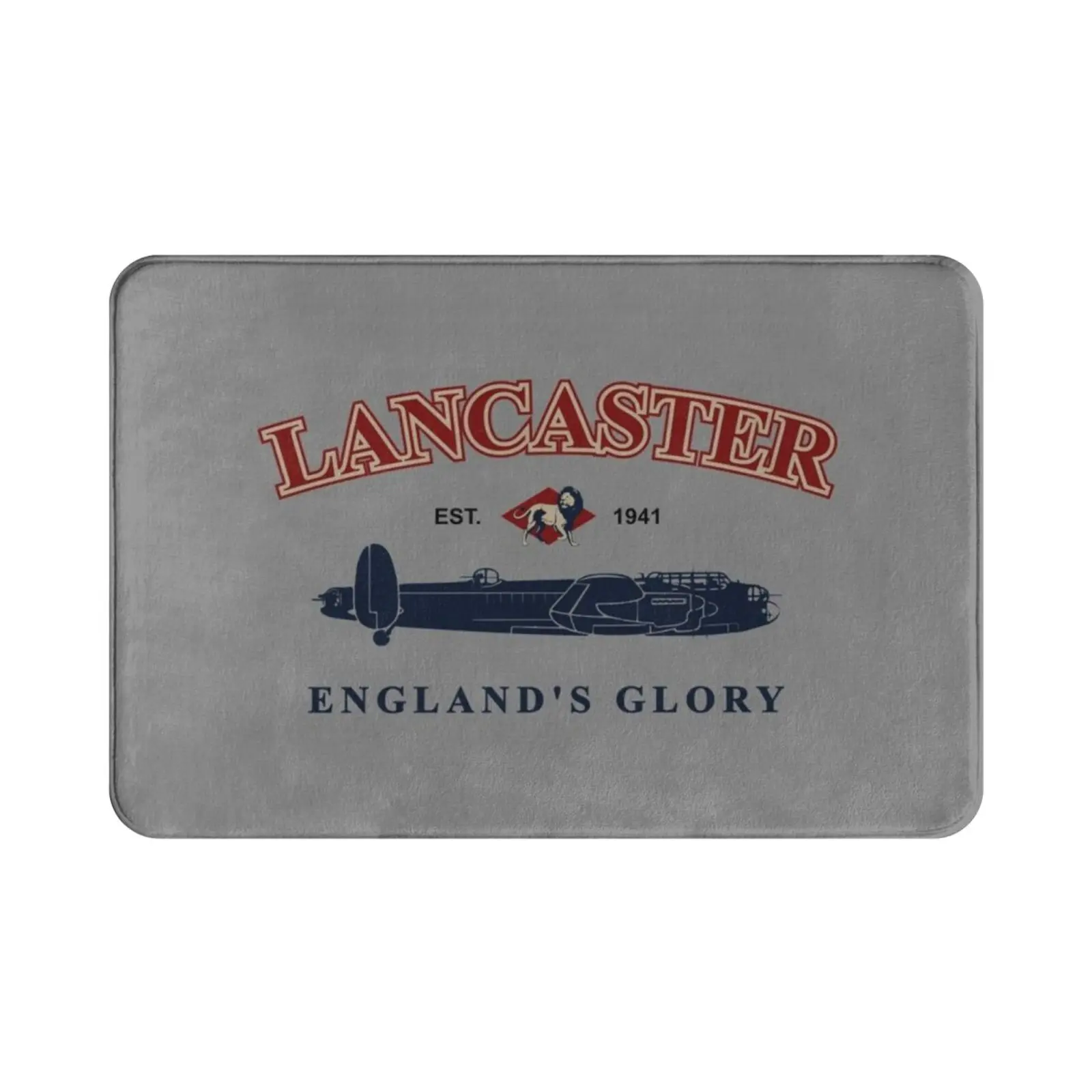 Ww2 Lancaster Bomber Carpet Mat Rug Cushion Soft Royal Air Force Bomber Command Bomber Harris Dam Busters Famous