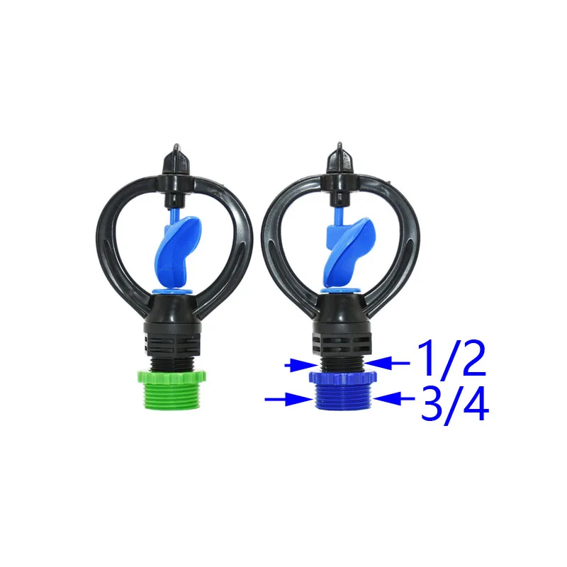 1/2 3/4 Cal gwint zewnętrzny motyl obrotowe zraszacze ogrodowe mgły opryskiwacze ogrodnictwo nawadnianie akcesoria 1PC