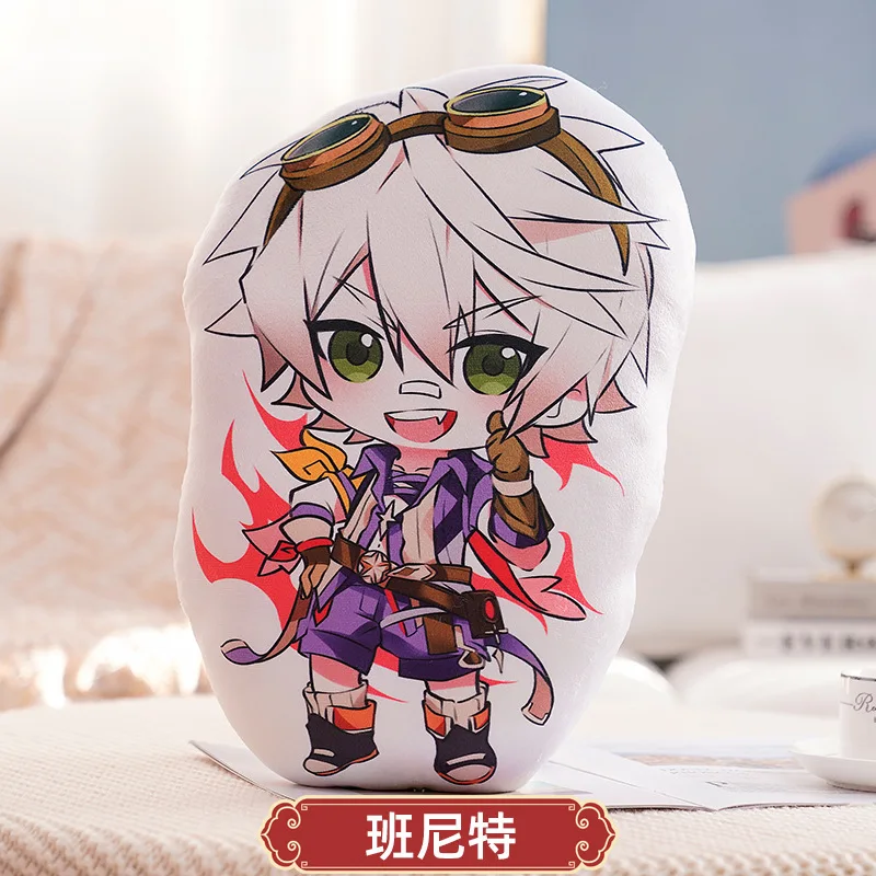 Impact Cosplay Anime Sumeru Barbara Bennett Mona Rosaria Yanfei Yoimiya Nilou Heizou Nahida  Plush Toys Kawaii  Pillow