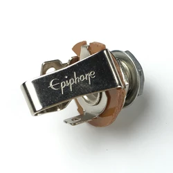 Epiphone-Conector mono hembra para guitarra eléctrica, accesorio genuino de 6,35mm, para EPI, bajo, 1 unidad