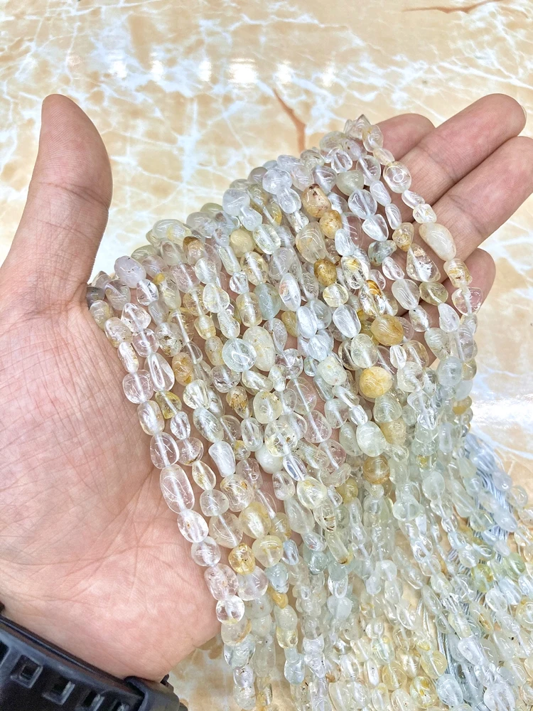 6-8mm Irregular Natural Amethyst Garnet Kunzite Labradorite Rose Quartz Chip Stone Beads For Jewelry Making Bracelets Necklace
