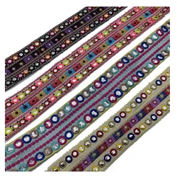 6 cm Width Eastern Style Webbing Beautiful Lace Ribbon Fabric Diy Embroidery Decoration Lace Fabric