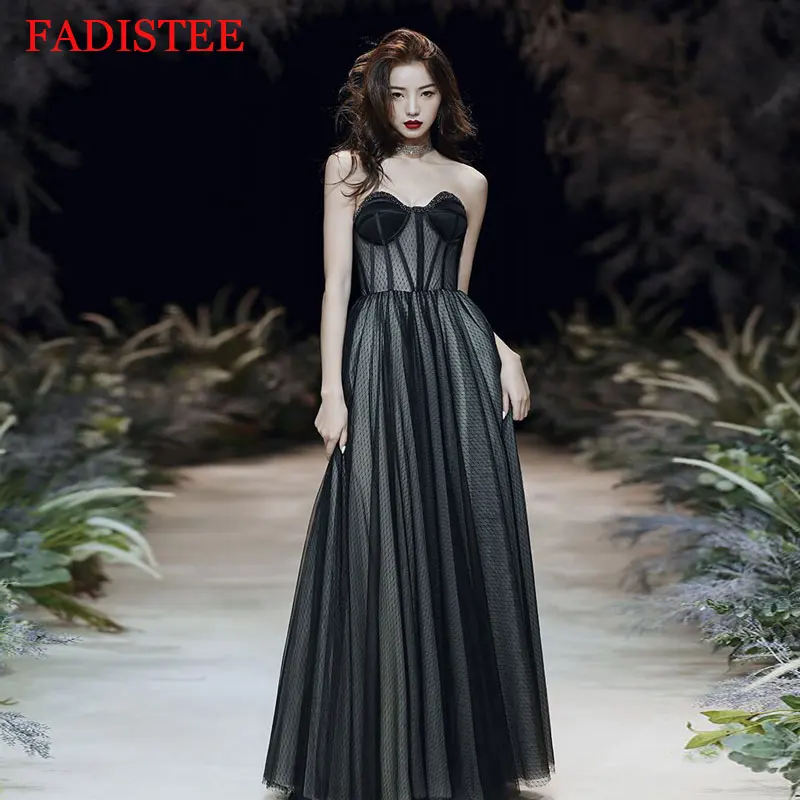 

Customized Prom Dresses Long Floor Length Evening Party Gowns Sweetheart Sleeveless Lace-up Back فساتين للمناسبات الخاصة