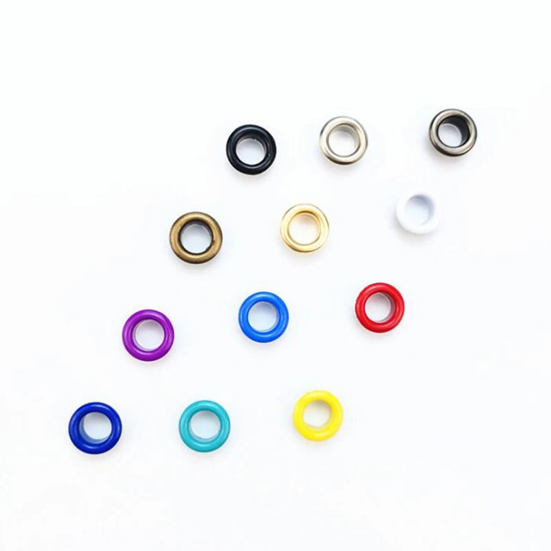 600Sets 12Colors Metal Snap Button Grommets Fasteners 5mm Eyelets Grommet Setting Tool with Storage Box DIY Sewing Accessories