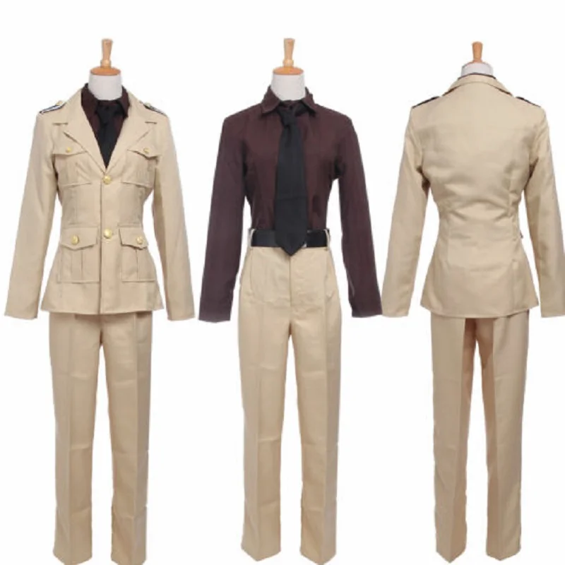 

South Italy Military Uniform Cosplay Costume Full Set Unise