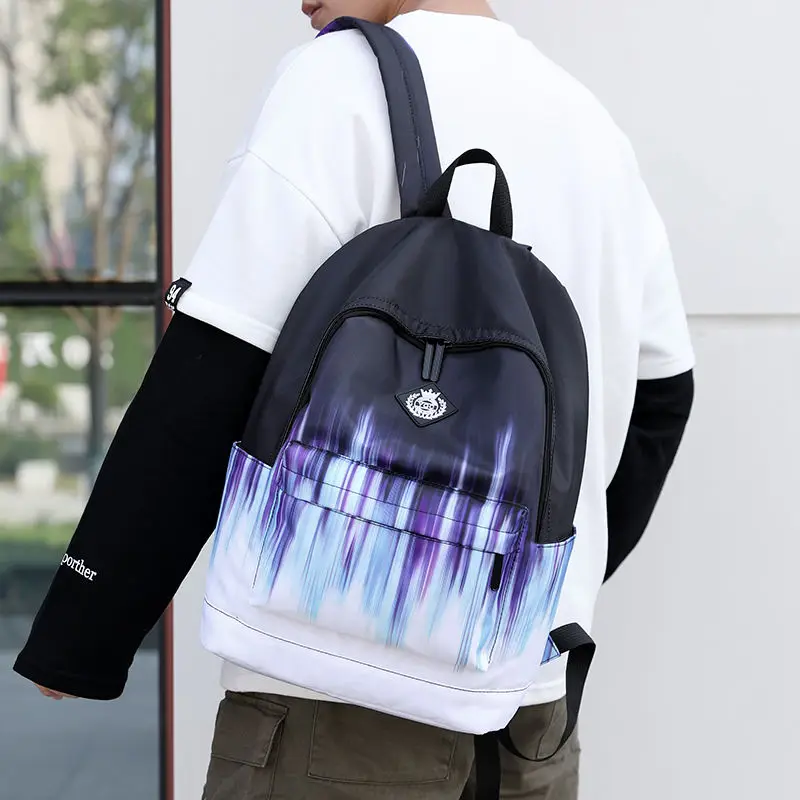 Zwart Wit School Satchel Unisex Casual Dagrugzak Lichtgewicht Vrouwen Terug Zak Designer Schooltassen Voor Tienermeisjes Jongens College