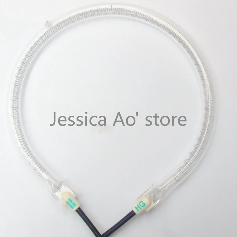 15cm 220V 1200-1400W Heater Lamp Tube BBQ Round Heating Tube Halogen Infrared Lamp for Halogen Flavor Wave Turbo Oven