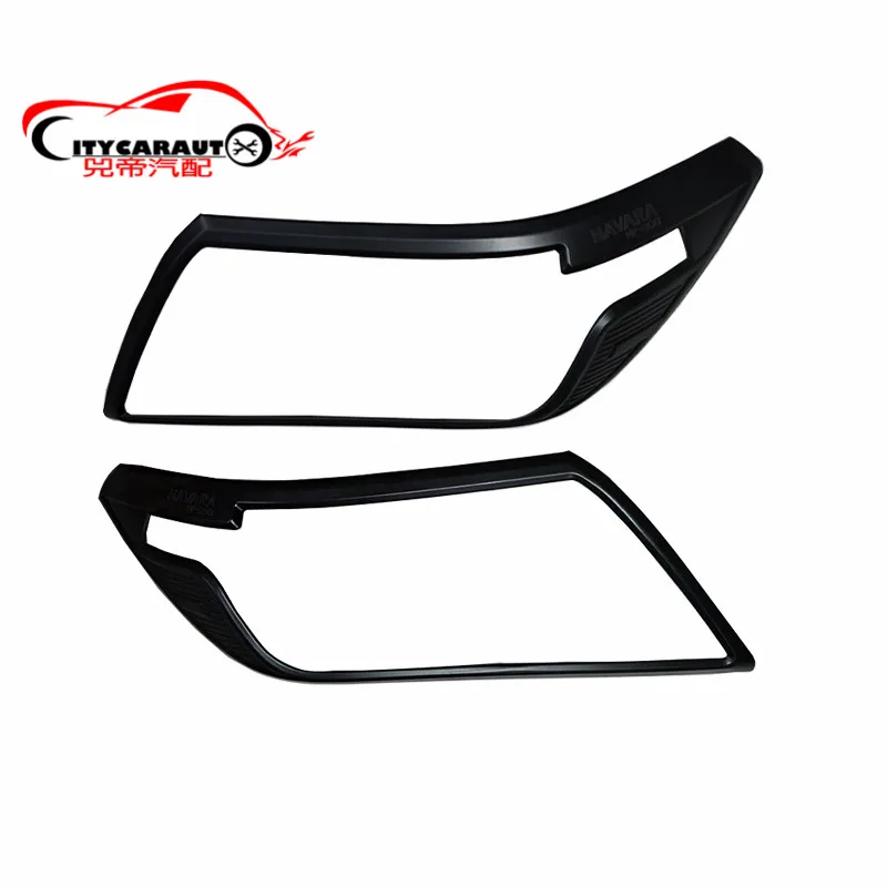 citycarauto np300 front head lamp hoods head lights cover car styling accessories fit for  NAVARA NP300 2014-2017 car