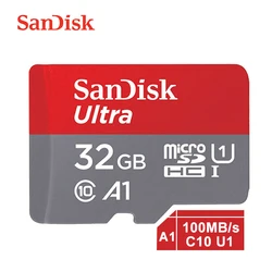 SanDisk 마이크로 SD 카드, 32GB 메모리 카드, 16GB, 64GB, 128GB, 200GB, 256GB, 512GB, MicroSD Max 100 MB/S Uitra C10 TF 카드