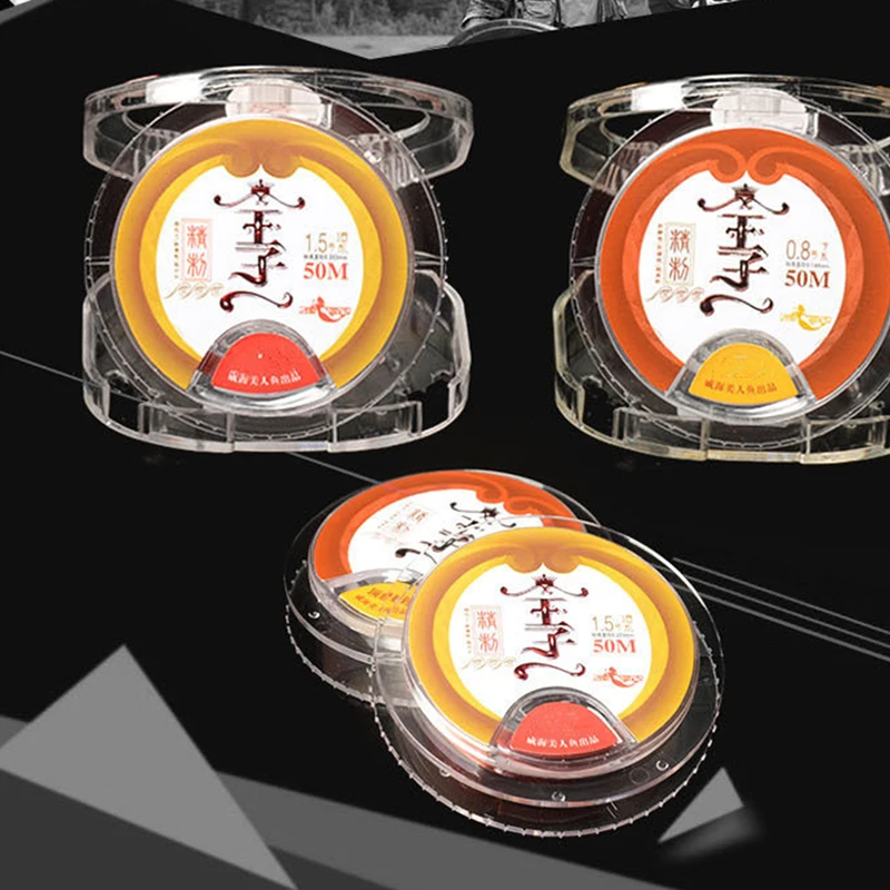 50m Super Strong Nylon Fishing Line Japanese Durable Monofilament Sea Fishing Line All Size 0.2-3.5