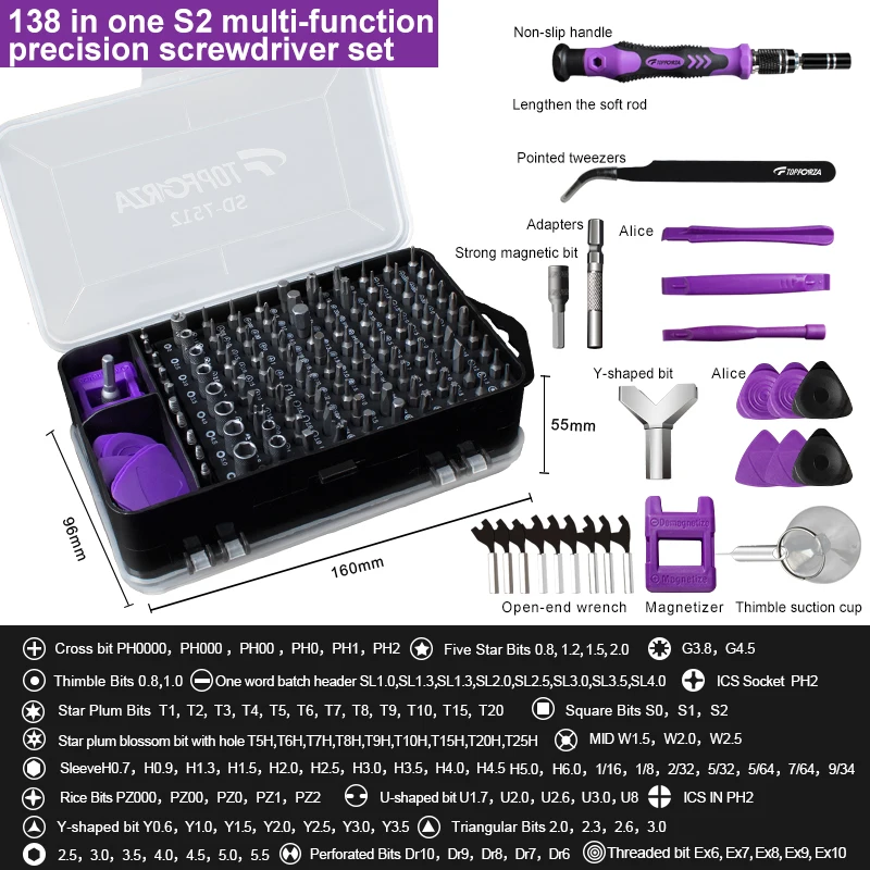 Schraubendreher Set CR-V Stahl Schraubendreher Kits Multi-funktion Präzision Handy Reparatur Gerät Torx Heagon Schraube Hand Werkzeuge