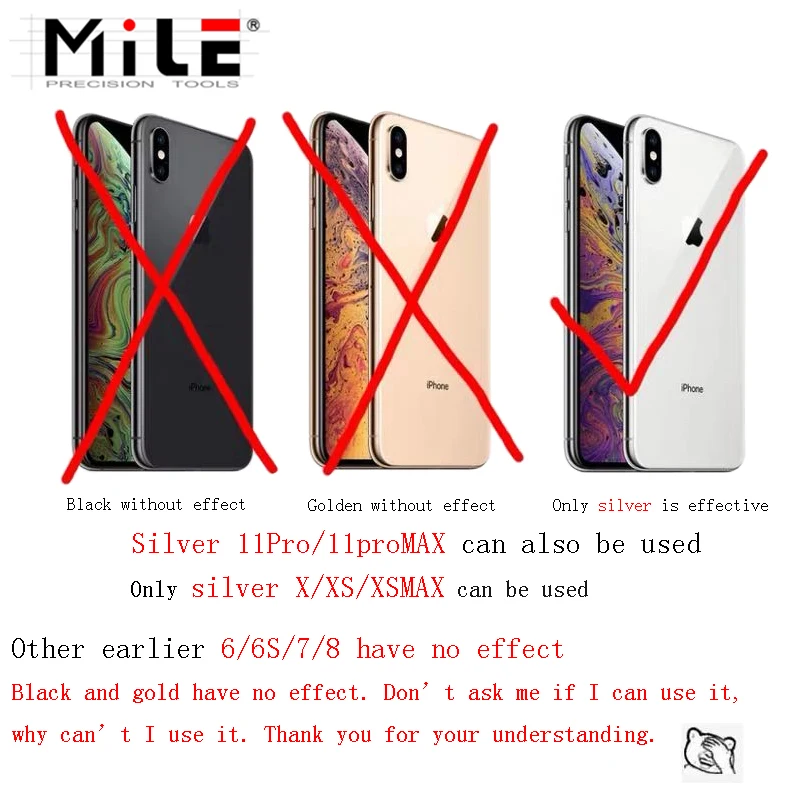 MILE Phone Frame crema riparatrice antigraffio può rimuovere piccoli graffi sulla cornice argento iPhone X XsMax 11Pro