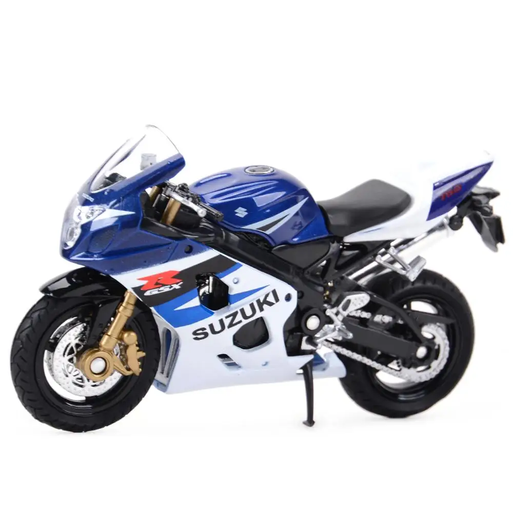 Welly 1:18 Suzuki GSX-R750 Die Cast Vehicles Collectible Hobbies Motorcycle Model Toys