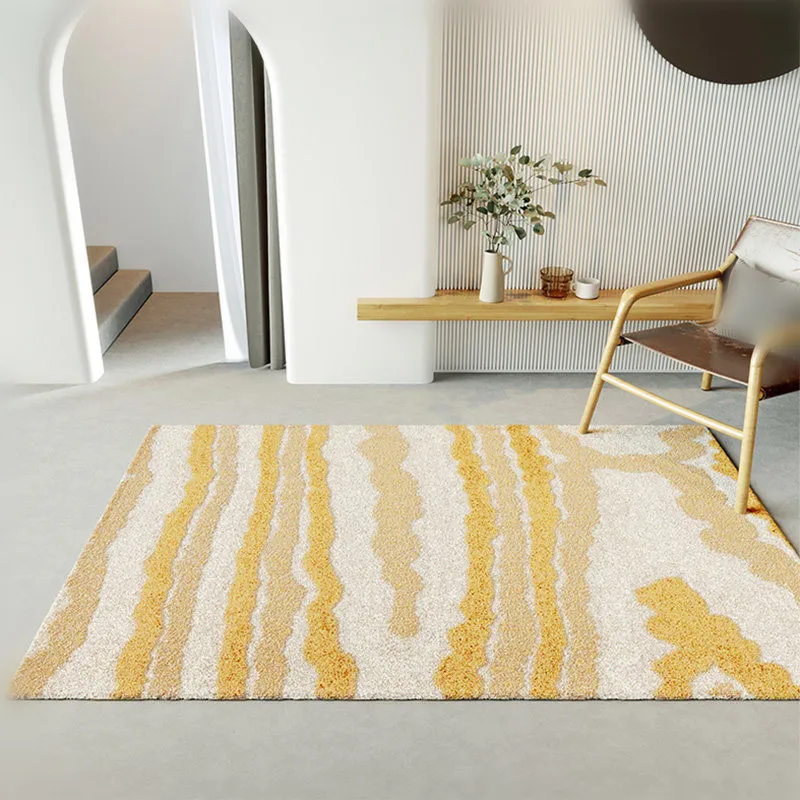 Striped Shaggy Carpets For Living Room Home Bedroom Fluffy Rug Sofa Coffee Table Floor Mat Soft Kids Room Rugs And Carpets