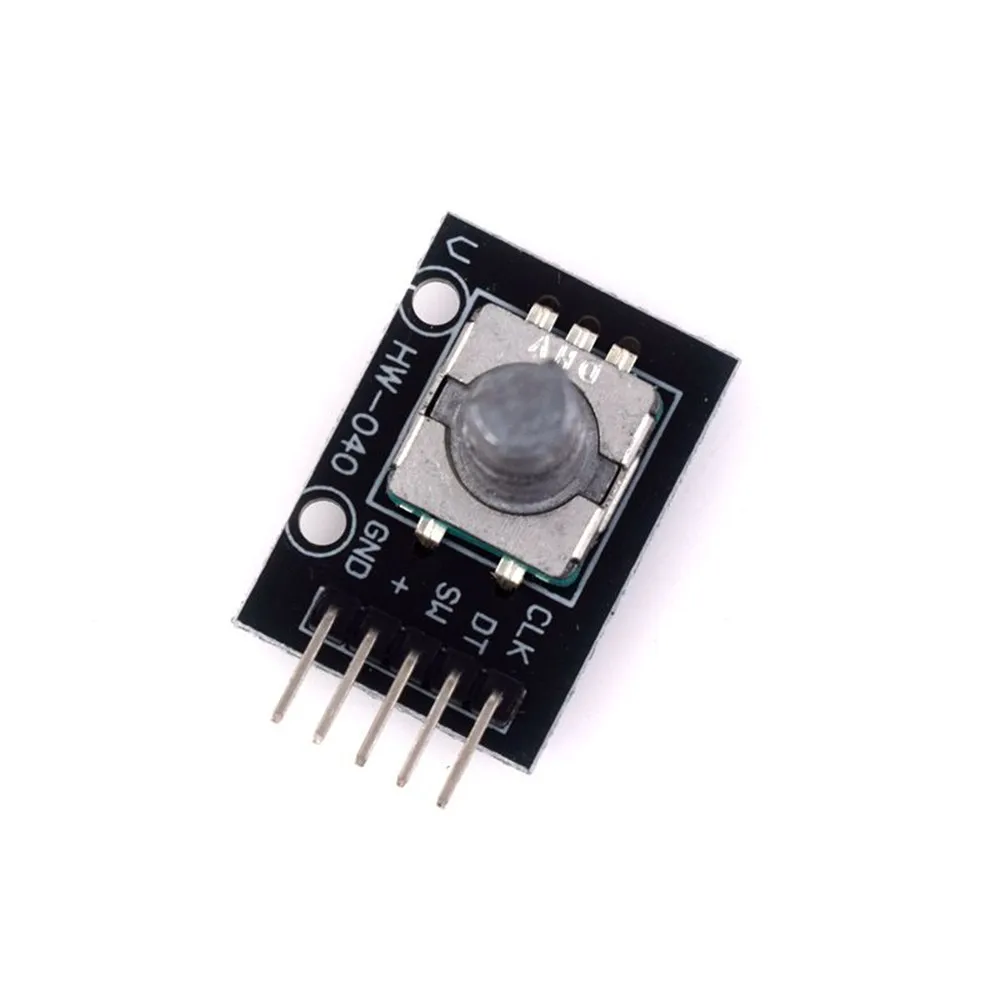 1PCS 360 Degrees Rotary Encoder Module Brick Sensor Switch Board KY-040 With Pins KY 040