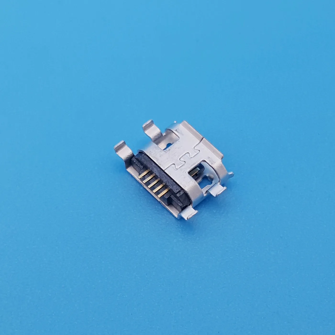 20Pcs Micro USB Type B 0.8 SMT 4 Legs 5Pin Female Socket PCB Solder Jack Connector