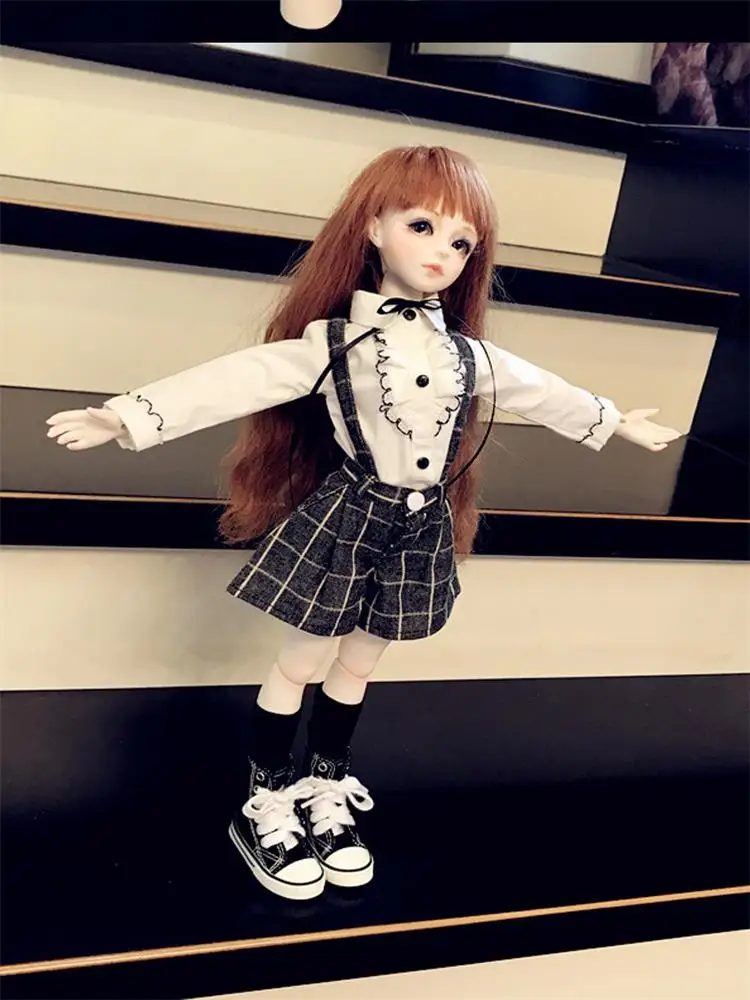 NEW 3pieces/set of fashion school uniforms for BJD ysod dd msd 1/3 1/4 1/6 dolls accessories